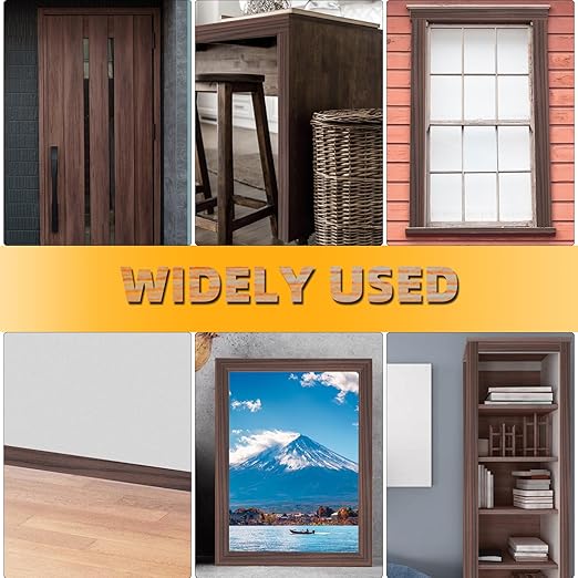 GSCIT Club Wood Grain Repair Tape, 2.3 inch X 100ft Self Adhesive Walnut Grain Repair Patch for Tables, Chairs, Baseboards, Doors, Windows, Floors, Handicraft DIY.