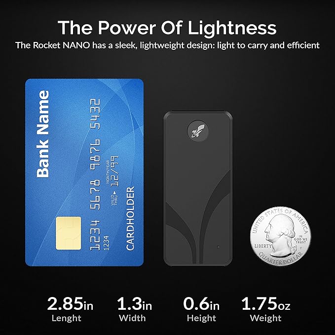 SABRENT 1TB Rocket Nano V2 External SSD – USB 3.2 Gen 2x2, Up to 1500MB/s Transfer Speeds, Rugged Aluminum & Silicone Sleeve, 8K Video-Ready Portable Drive (SB-1TB-NAV2)