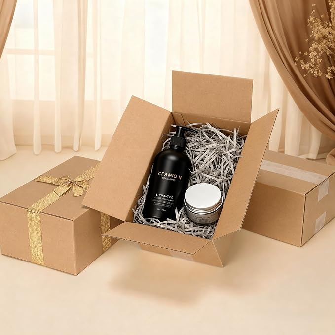 CRUGLA 40 Packs 9x6x4 Shipping Boxes for Small Business, Corrugated Cardboard Boxes Bulk for Shipping Packing Mailing