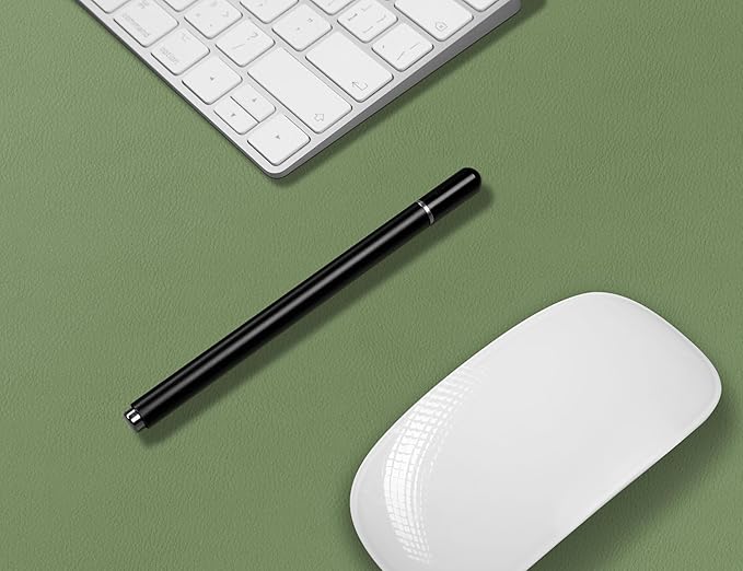 Roslim Leather Desk Pad Protector,Mouse Pad,Non-Slip Computer Mat for Desk,PU Leather Office Desk Mat for Home & Office,Waterproof Laptop Desk Blotter for Keyboard and Mouse,Olive Green ((17''X48'')