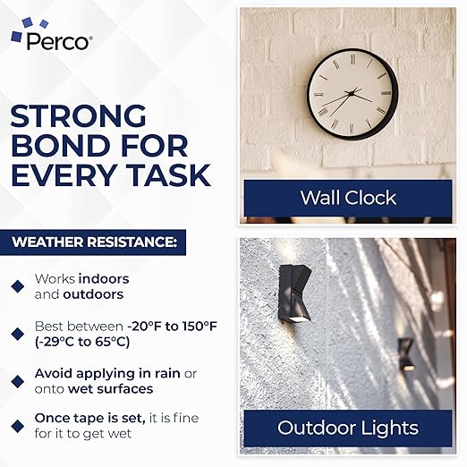 Nano Double Sided Mounting Tape Roll, Clear Tape, 1"x120" (10 ft) – Strong Reusable Adhesive for Wall, Shelves, Picture Hanging, Posters, Décor, Crafts, DIY Projects, Custom Lengths