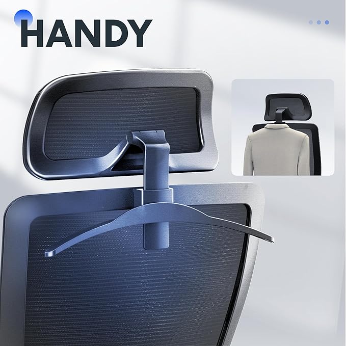 FLEXISPOT Ergonomic Office Chair, High Back Home Office Desk Chairs with Adjustable Lumbar Support, Armrests,90-130° Tilt Lock, Comfort Wide Cushion, Swivel Computer Gaming Chairs for Adults (Black)