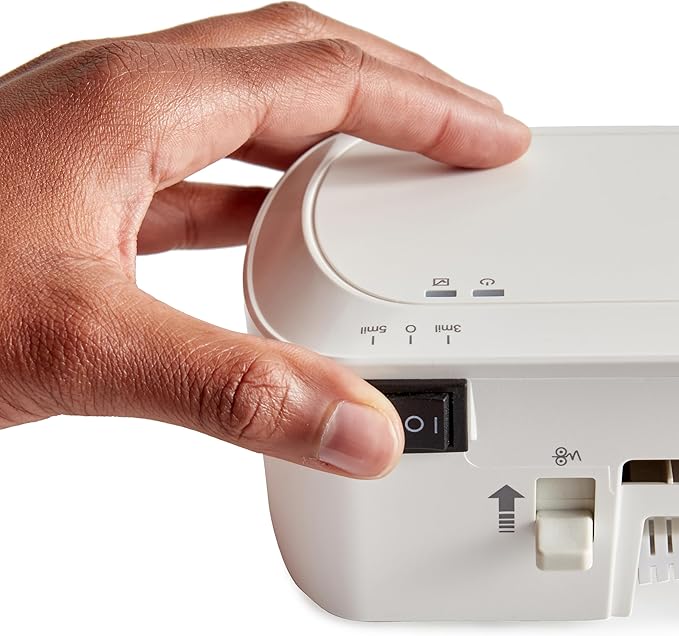 Amazon Basics 9 inch Thermal Laminator Machine for Documents and Photos, Easy to Use for Home Office or School, White