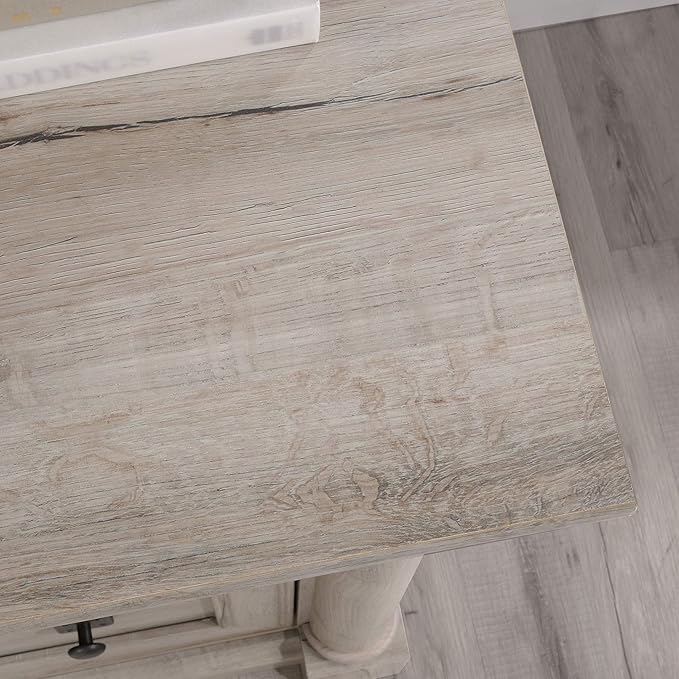 Sauder Palladia 2 Drawer File Cabinet, Lateral Filing Cabinets for Home Office, Hanging File Folders Organizer, Interlocking Drawers, in Split Oak Finish