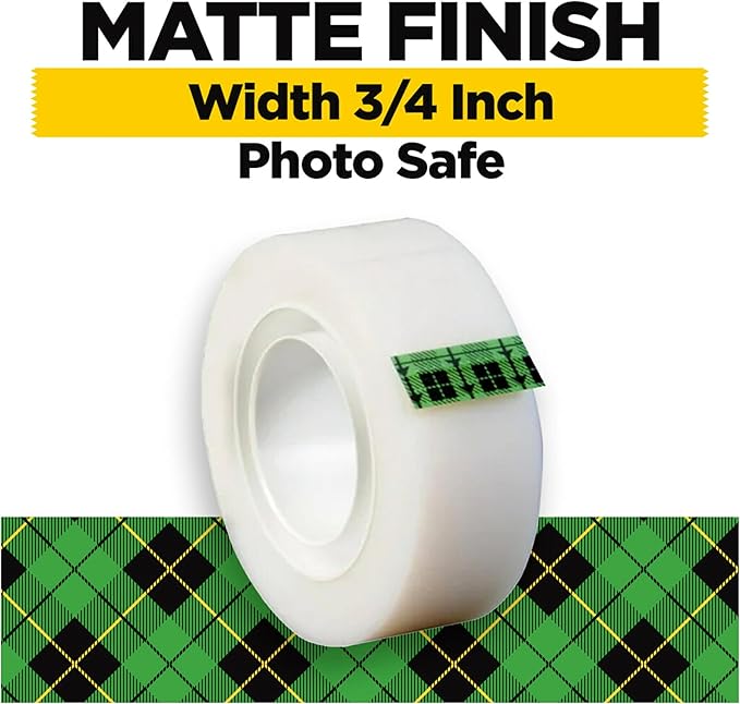 Scotch Magic Tape, 12 Rolls, Numerous Applications, Invisible, Engineered for Repairing, 3/4 x 1000 Inches, Boxed