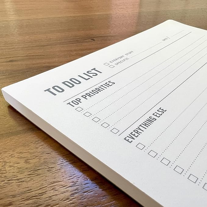Two Tumbleweeds To Do List Notepad - Daily Task Planner, Checklist, and Organizer - Planner pad for work and school productivity - 7 x 10" - 50 Sheets