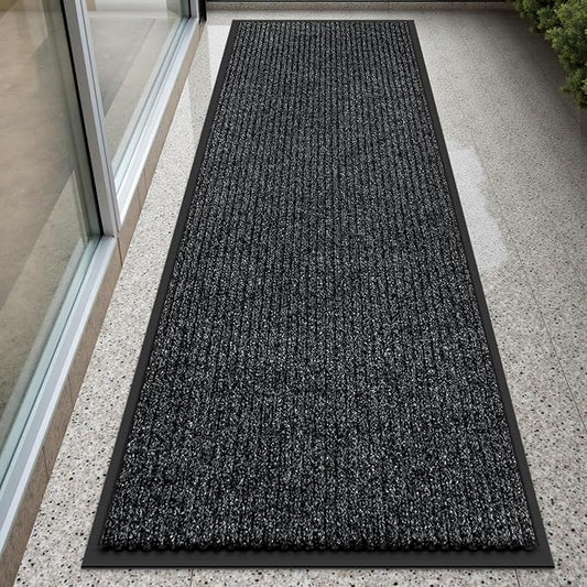 Vicwe Indoor Outdoor Door Mat, 3'x6' Heavy Duty Front Door Mat, Non-Slip Washable Doormats Entrance Mats, Dirt Resistant and Absorbent Doormat, Commercial Outdoor Entrance Floor Mat for Home Office