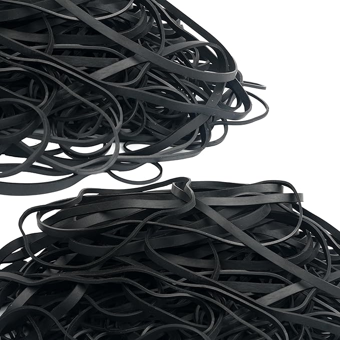HAIDIBAO-Rubber Bands Assorted Sizes 0.5lbs large rubber bands heavy duty Elastic Bands 4 sizes black rubber band for Office supplies size#69,size#117B,size#8in,size(4-4/5" x 1/16")