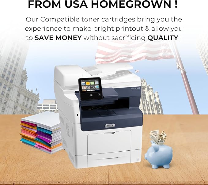 Toner PROS (TM) Remanufactured Xerox Versalink 106R03580 Toner Cartridge - Black Standard Capacity Toner Replacement for Xerox Versalink B400 / B405 Printers - Pages Yield 5,900, 1 Pack