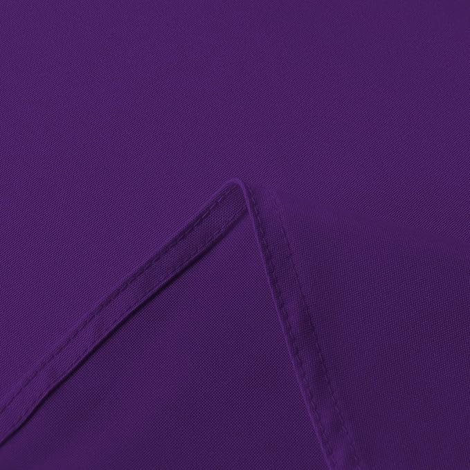 sancua Rectangle Tablecloth - 70 x 108 Inch - Stain and Wrinkle Resistant Washable Polyester Table Cloth, Decorative Fabric Table Cover for Dining Tables, Buffet Parties and Camping, Purple