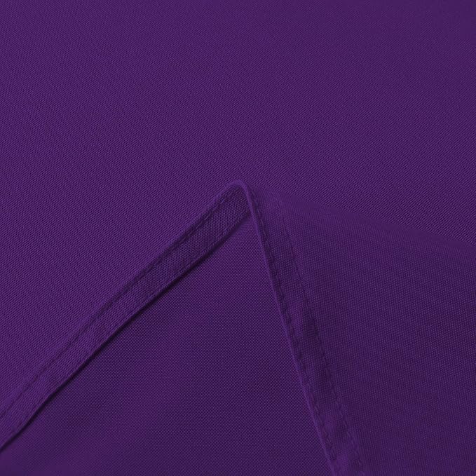 sancua Rectangle Tablecloth - 60 x 102 Inch - Stain and Wrinkle Resistant Washable Polyester Table Cloth, Decorative Fabric Table Cover for Dining Tables, Buffet Parties and Camping, Purple