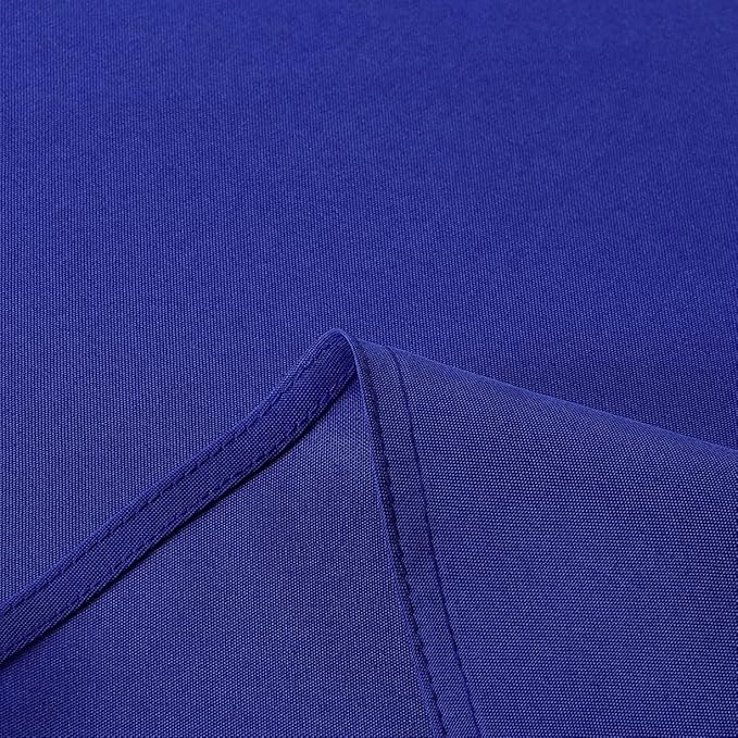sancua Rectangle Tablecloth - 54 x 120 Inch - Stain and Wrinkle Resistant Washable Polyester Table Cloth, Decorative Fabric Table Cover for Dining Tables, Buffet Parties and Camping, Blue