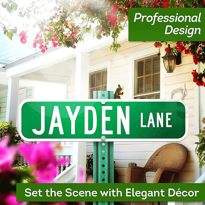 Custom Street Sign, Road Sign, Address 8 Colors, Reflective Option, Mounting Options, 6x24 Inch, Thick Rust-Free AlumaBond, USA Made by My Sign Center, (Suffix)