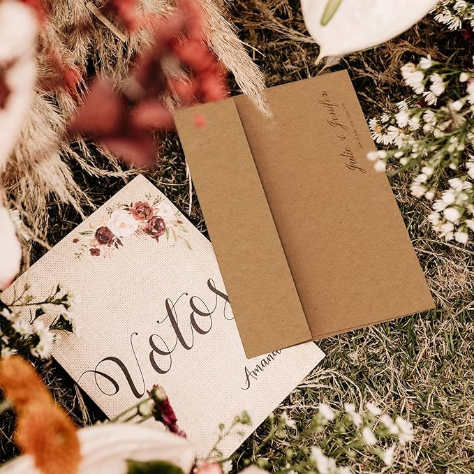 A7 Brown Kraft Envelopes Self Seal for Invitations 1000 Pack, 120 GSM Goefun 5x7 Mailing Envelopes Printable for Weddings, RSVP, Birthday, Photos, Documents and DIY Cards