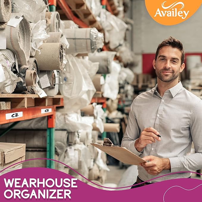 Availey 40 Pieces (3 x 2") - White Magnetic Dry Erase Labels - Reusable Strips for Classroom Home Office Garage - Refrigerator Blank Writable Erasable Cards - Name Tags Students Locker Shelf