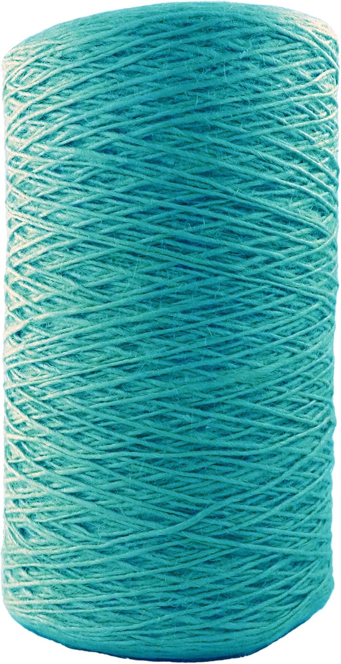 1mm x 2000 Feet Blue Jute Rope, Twine for Gardening Tomato Climbing Plant Tie Floristry Crafts Gift Wrapping Packing Decor