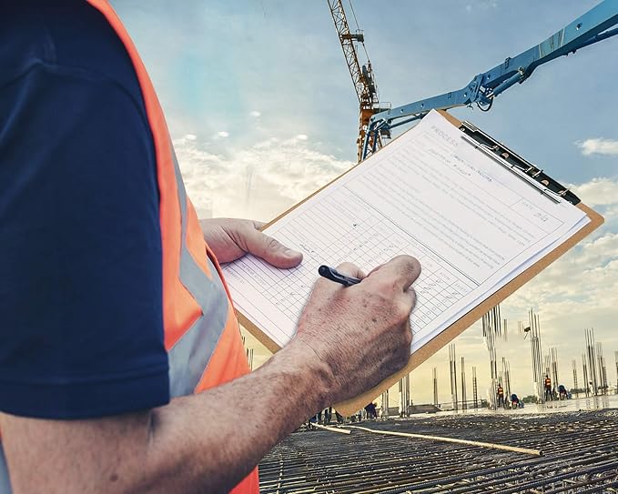 Paper Merlin Ledger Clipboards 19'' x 11'' - MDF 11x17 Clipboard with Large Clip Extra Writing Space for Your Paper (3 Pack)