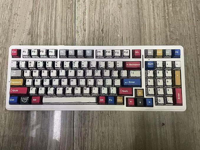 x Aula F99 Pro Wireless Mechanical Keyboard, Gasket Hot Swappable Custom Keyboard with Knob, RGB Backlit,Pre-lubed Reaper Switches PBT Keycaps BT5.0/2.4GHz/USB-C Creamy PC Gaming Keyboards - Blue