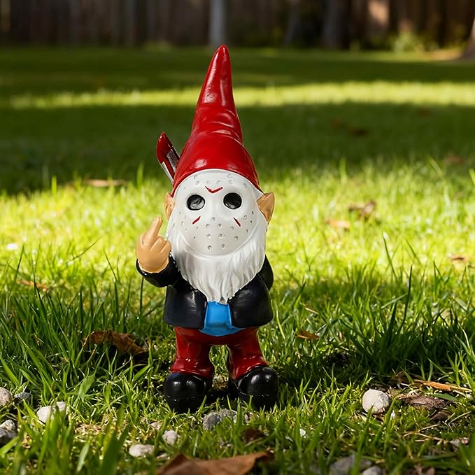 Gnomes Middle Finger Gifts Horror Decor Gnomes Boo Basket Stuffers