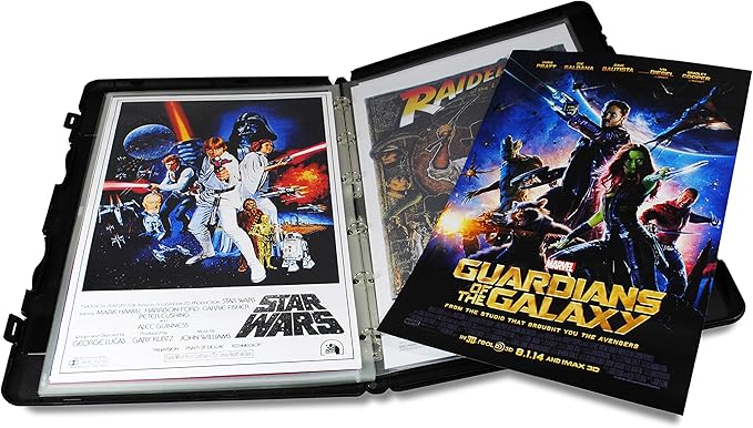 UniKeep Large Binder with Pages (11 x 17) - Black - Fully Enclosed Case Binder