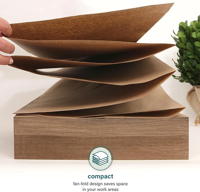 Elementree Brown Packing Paper Sheets for Moving & Shipping - 1500 Count (1375 Feet) - 14.5" x 11" Sheet Size - Sustainable Void Fill Packaging Made in the USA - Kraft Paper Thickness (00919)