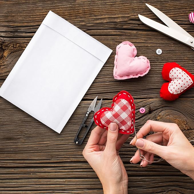 ABC PACK & SUPPLY White Kraft Bubble Mailer Envelopes, 6.5 x 9 Inches. 600 Pack Mail Padded Envelopes Self Seal. Kraft Bubble Mailers. Tear-Resistant Mailing Envelope Padded. Sturdy Paper Mailer