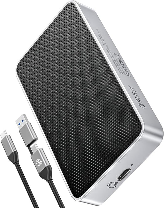 ORICO 2TB USB4.0 External SSD 3800MB/s(40Gbps) - Ultra-Fast Portable NVMe SSD, Compatible with Thunderbolt 3/4, Fanless Aluminum Design for Photographers, Video Editors X40