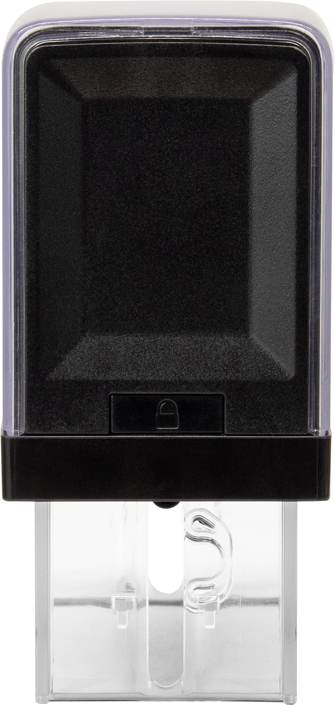 COLOP Large Size Self Inking Custom Text Stamp - Choose from Many Fonts & 15 Ink Colors