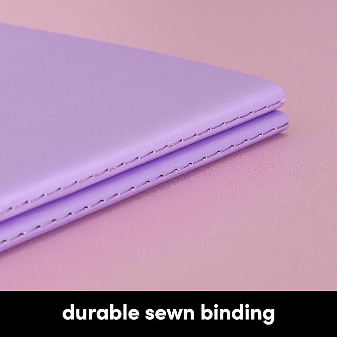 PAPERAGE Soft Cover Blank Journal Notebook, 2 Pack, (Blush), 100 Pages, Large 7.5 inches x 9.5 inches, Ideal for Sketch Book, Note Taking & Travel Journal