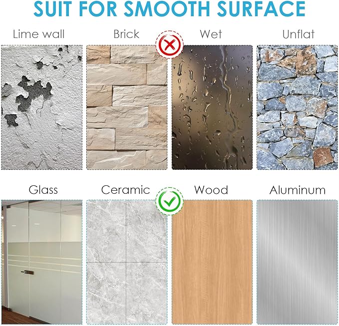 MAQUITA 12 Pcs 8.5 x 11'' Self-Adhesive Magnetic Wall Signs Holder Magnetic Picture Frame Document Holder Wall & Window Adhesive Frames for Office Home Store Restaurant