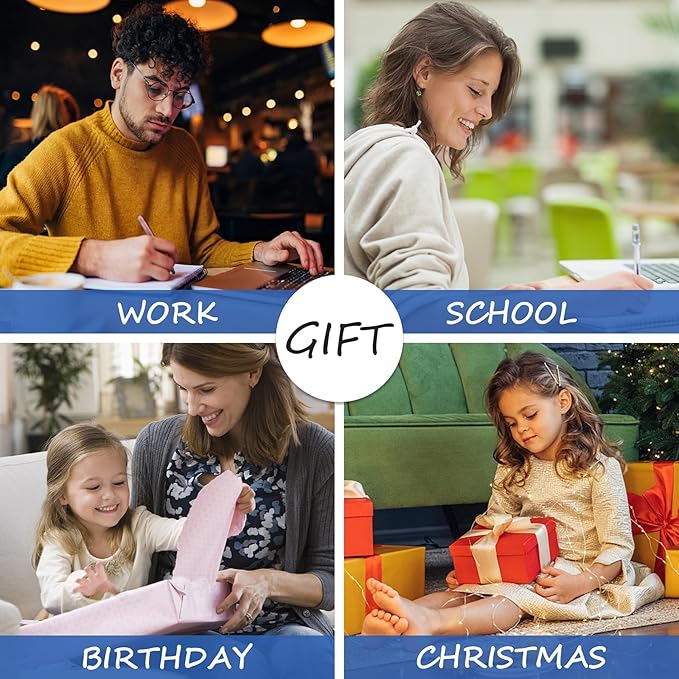 Spiral Notebook, Hardcover B5 College Ruled Notebooks, 300 Pages Notebooks for Work and School, 110 GSM Thick Papers Journals for Writing, Office Supplies for Women and Men Green B5