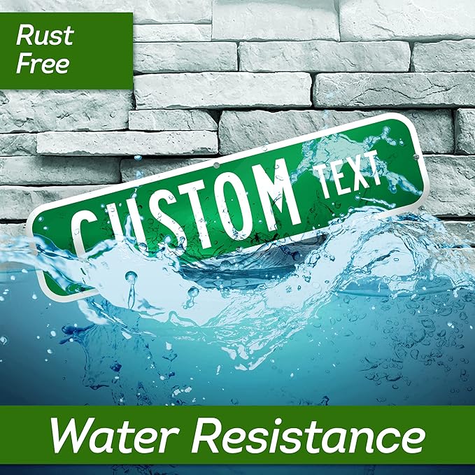 Custom Street Sign, Road Sign, Address 8 Colors, Reflective Option, Mounting Options, 6x24 Inch, Thick Rust-Free AlumaBond, USA Made by My Sign Center, (Suffix)