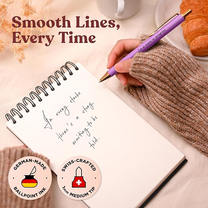 MESMOS 3Pk Funny Pens for Adults, Funny Coworker Gifts, Fun Pens for Adults, Office Supplies for Women, Unique Office Work Gifts for Women