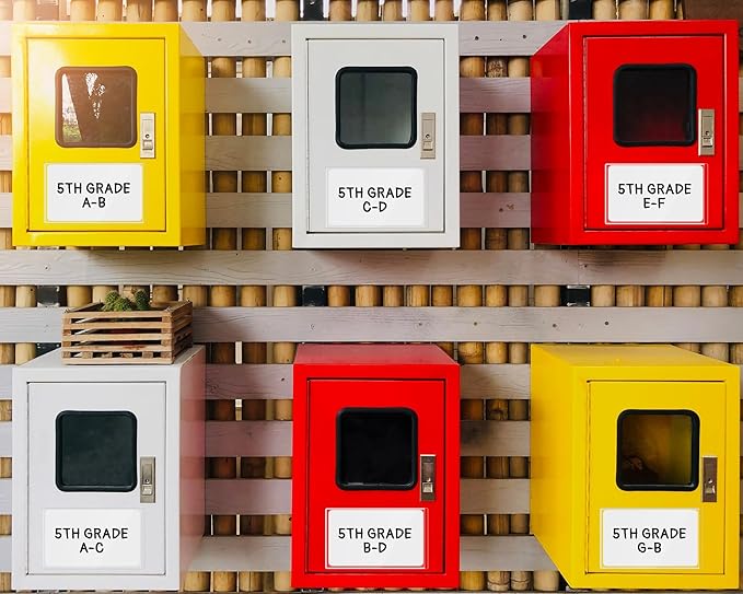 Ctosree 500 Pcs Magnetic Sign Holder Pallet Rack 5.5 x 3.5 Inches Magnetic Label Holder Clear Double Sided Window Display Frame Easy Front Opening for Window Door Office Schedule Store Home