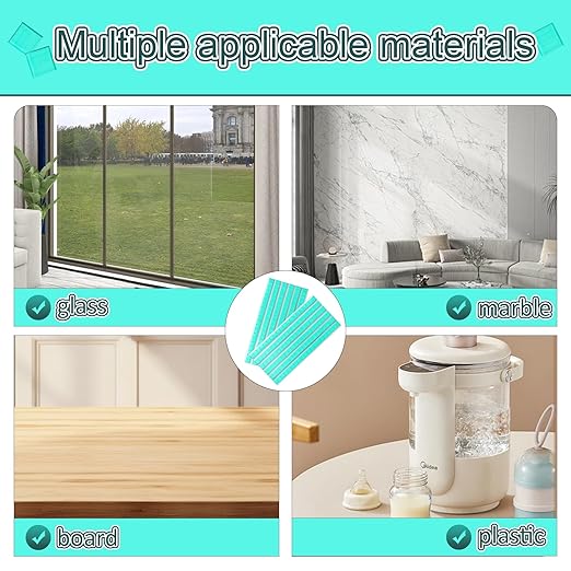 Feosky Adhesive Poster Sticky Tack Putty, Reusable and Removable Adhesive Putty, Mounting Putty for displaying Wall Paintings, Picture, Decoration, Crafts (White, Pack of 3)