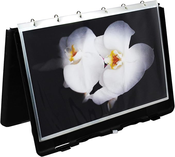 UniKeep Large Binder with Pages (11 x 17) - Black - Fully Enclosed Case Binder