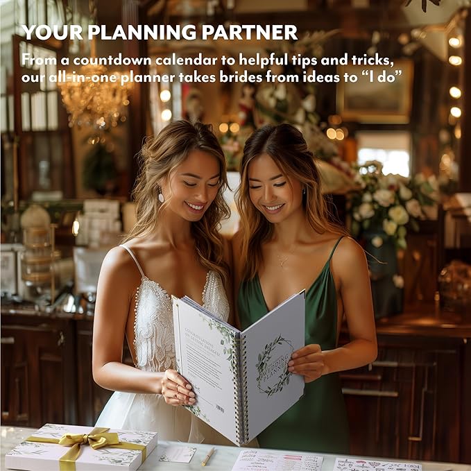 Your Perfect Day Wedding Planner Book and Organizer - Wedding Planner Book - Bridal Planning Binder with Countdown Calendar - Bride Gifts