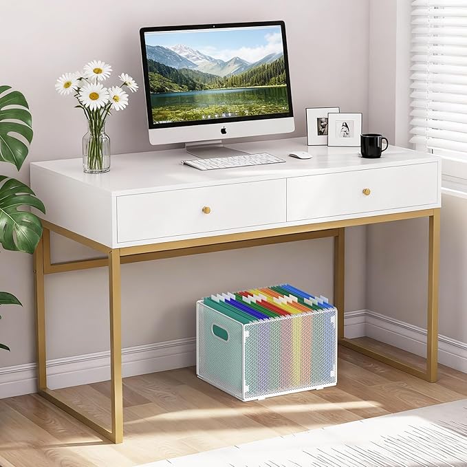 Samstar Hanging File Organizer, Mesh File Folder Organizer Crate Cabinet Inserts Storage Box, Letter Size,White