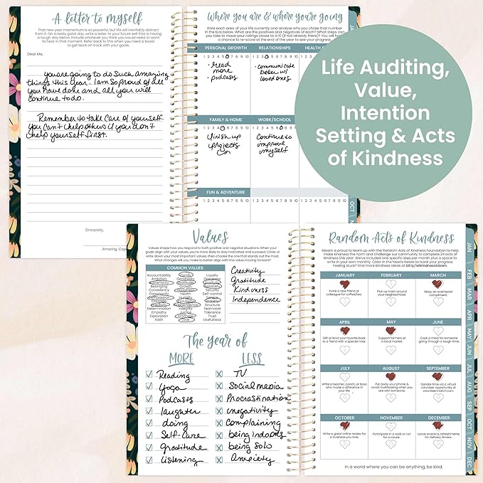 bloom daily planners 2026 Pocket Planner - 4” x 6” - (January 2026 - December 2026) - MINI Weekly/Monthly Agenda Organizer & Calendar Book - Blooming Wildly