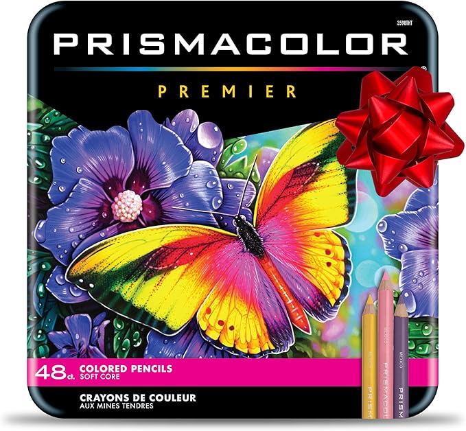 Prismacolor Premier Colored Pencils, Soft Core, Assorted Colors, 48 Count - Durable, Vibrant, Ultra-Smooth, Adult Coloring, Drawing, Sketching, Arts & Crafts