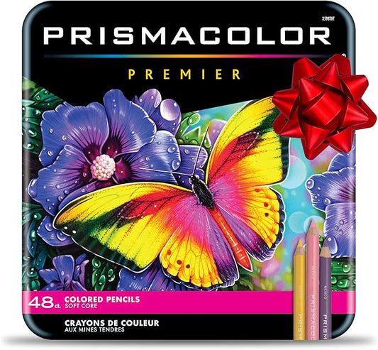 Prismacolor Premier Colored Pencils, Soft Core, Assorted Colors, 48 Count - Durable, Vibrant, Ultra-Smooth, Adult Coloring, Drawing, Sketching, Arts & Crafts