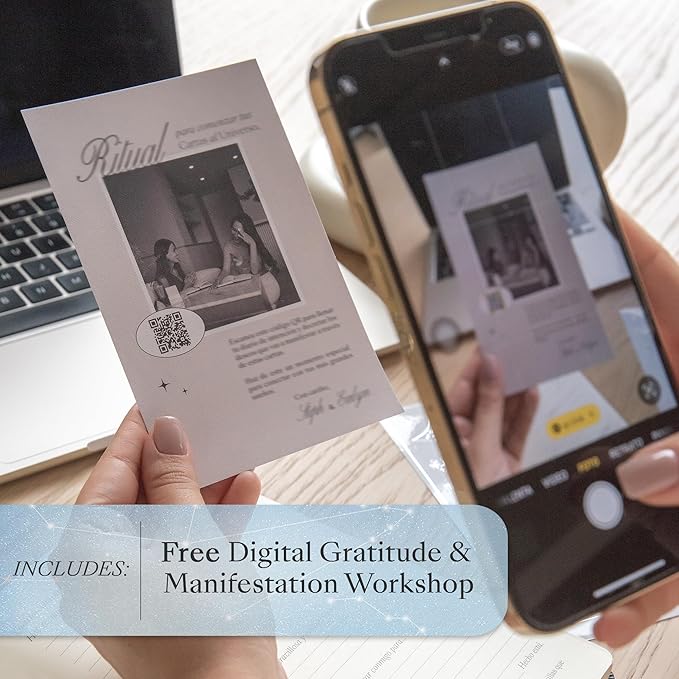 Daily Gratitude Journal (with 160 pages) | Letters to the Universe | Gratitude and Manifestation Journal | Thoughtful Spiritual Gift - English Version
