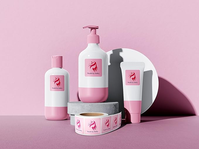 Custom Sticker Roll Labels — Logo Stickers Customized Labels — Custom Stickers for Business Logo (Square)