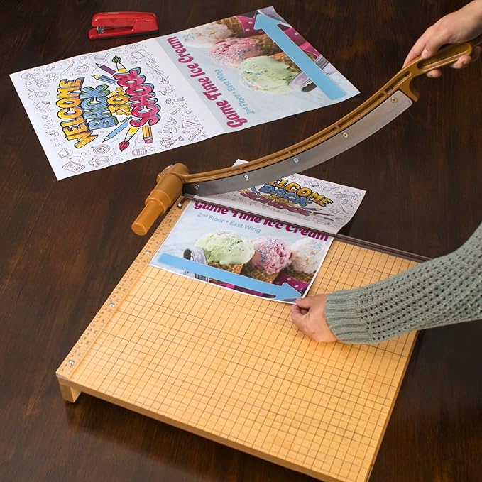 Swingline Paper Trimmer, Guillotine Paper Cutter, 18" Cut Length, 15 Sheet Capacity, ClassicCut Ingento (1152)