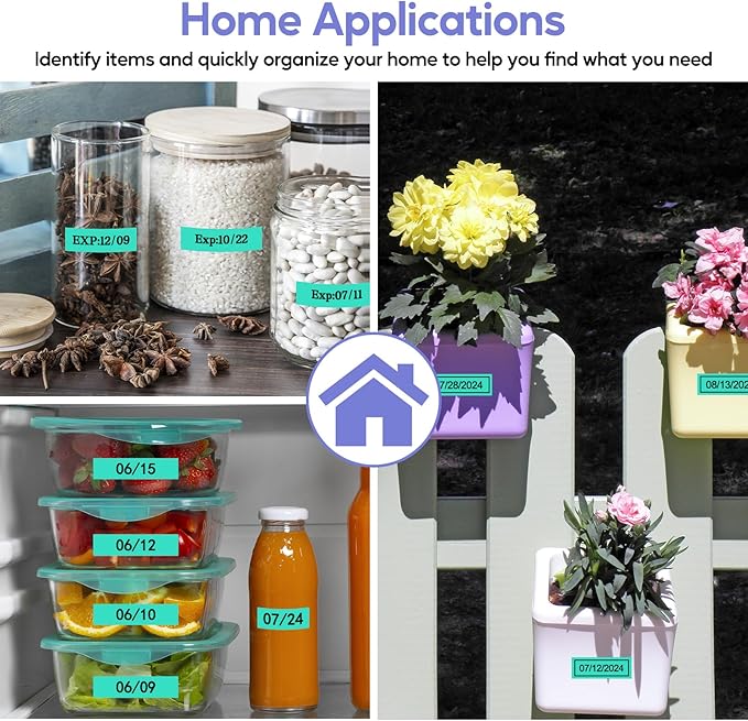 NineLeaf 4 Pack Compatible for Brother P-Touch M Label Tape MK721 M-K721 M721 Black on Green 3/8" (9mm) x 26.2ft (8m) Labeling Refill Cartridge Work in PT-45M PT-65 PT-70 PT-80 PT-M95 Label Maker