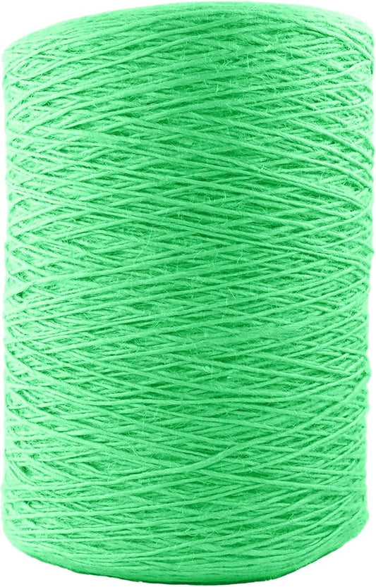 1mm x 5000 Feet Light Green Jute Rope, Twine for Gardening Tomato Climbing Plant Tie Floristry Crafts Gift Wrapping Packing Decor
