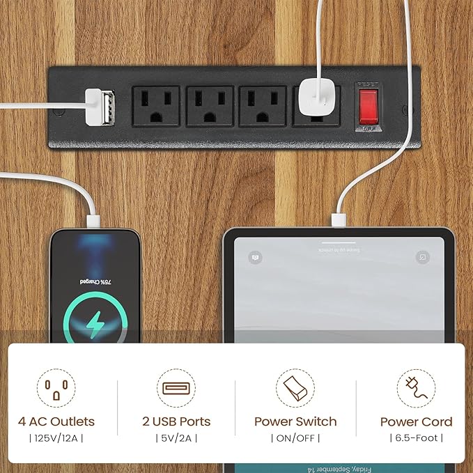 Itaar 70.9" Executive Desk, Large Computer Desk with Drawers and Lateral File Cabinet, Office Desk with Removable Shelves, Business Furniture Desk Workstation for Home Office, Light Walnut