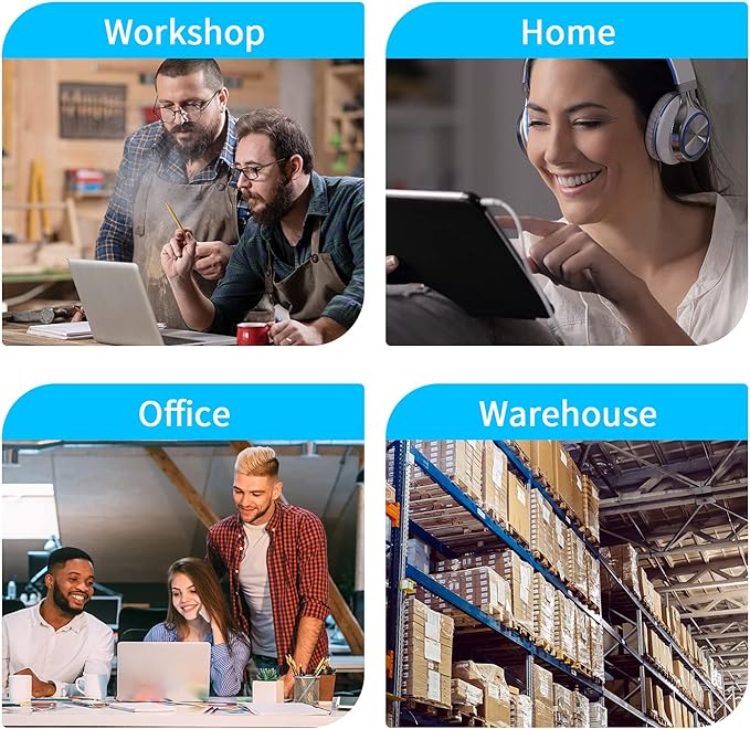 12 Outlet Surge Protector Metal Power Strip, 1800J Mountable Power Outlet, Heavy Duty Workshop Metal Power Strip for Commercial, Industrial, School and Home,15A 125V 1875W (6FT)