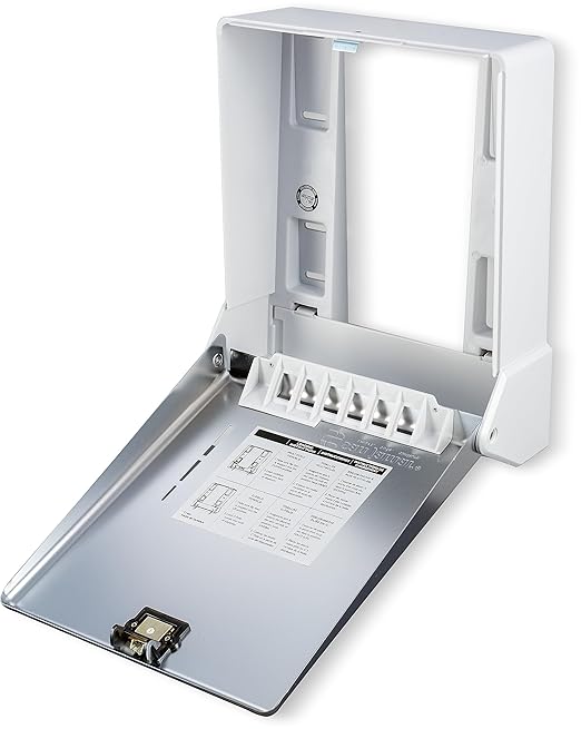 San Jamar True Fold Paper Towel Dispenser Holds Multifold/C-Fold Towels for Bathroom, Kitchens, and Restaurants, Metal and Plastic, 14.5 x 11.375 x 5 Inches, Chrome