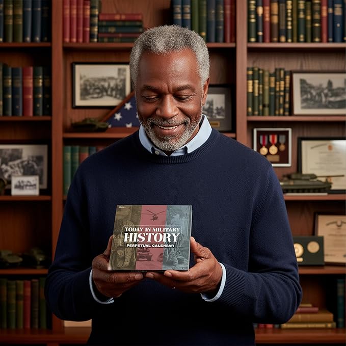 Today In Military History Calendar | Perpetual War History Calendar For The Military History Enthusiast, This Day In Amazing History Trivia Facts & Achievements | History Buff Gift Page A Day Box Calendar with Historical Info For Every Day of The Year